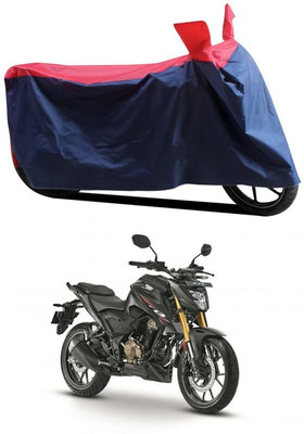 KEDIT Two Wheeler Cover for Honda(CB300R, Red, Blue)