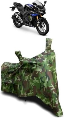 Kanisha Waterproof Two Wheeler Cover for Yamaha(YZF R15 V3.0, Green)