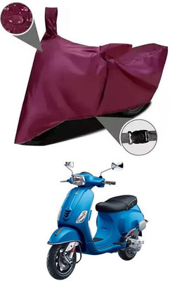 AASHTIK MART Two Wheeler Cover for Vespa(Vespa SXL 150, Maroon)