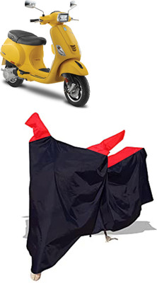 Amexride Two Wheeler Cover for Piaggio(Vespa SXL 150, Black)