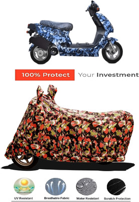 Amexride Two Wheeler Cover for Hero Electric(Electric AXLHE-20, Multicolor)