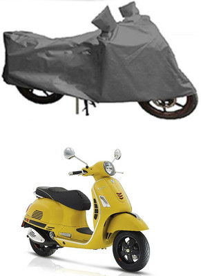 MMSSTAR Waterproof Two Wheeler Cover for Piaggio(Vespa VXL 150, Grey)