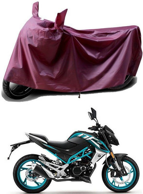 DeepShakshi AUTOMOTIVE Waterproof Two Wheeler Cover for CFMoto(150NK BS6, Maroon)