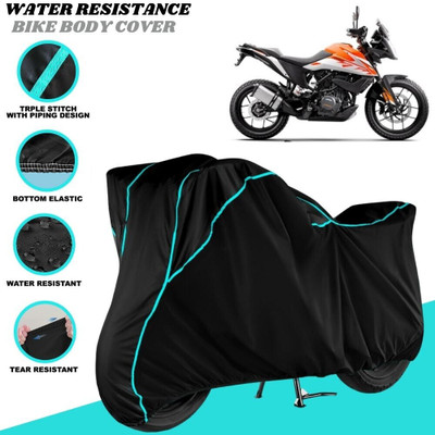 SRP PRODUCT Waterproof Two Wheeler Cover for KTM(390 Adventure, Black)