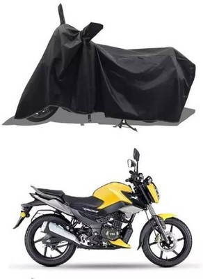 RAAMKM Waterproof Two Wheeler Cover for TVS(Raider, Black)