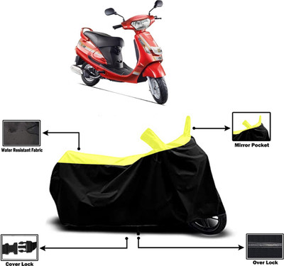Amexride Two Wheeler Cover for Mahindra(Duro 125, Yellow)