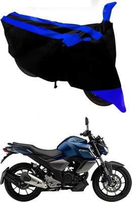 Mdstar Waterproof Two Wheeler Cover for Yamaha(FZ S FI New, Blue, Black)