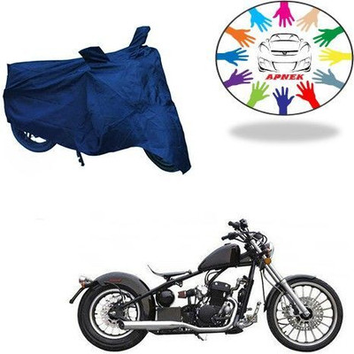 DeepShakshi AUTOMOTIVE Waterproof Two Wheeler Cover for Harley Davidson(Bobber 350, Blue)