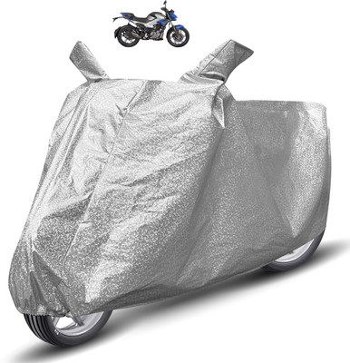 MOCKHE Waterproof Two Wheeler Cover for Hero(Xtreme, Silver)