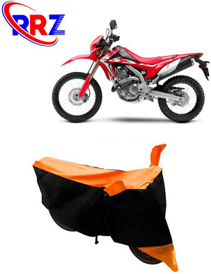 RRZ Waterproof Two Wheeler Cover for Honda(CRF 250 L, Black, Orange)