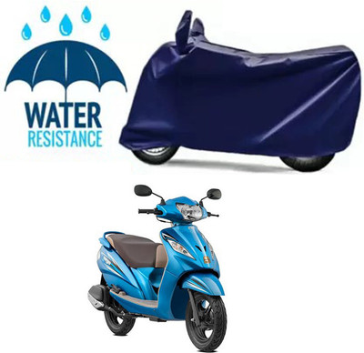 Furious3D Two Wheeler Cover for TVS(Wego, Blue)