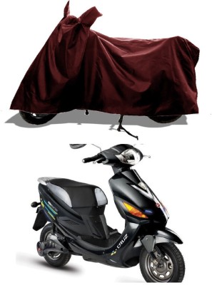 GROFATIK Two Wheeler Cover for Hero(Electric Cruz BS6, Maroon)