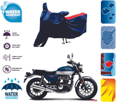 Mdstar Waterproof Two Wheeler Cover for Honda(Hness CB350, Red, Blue)