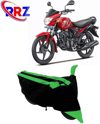 RRZ Waterproof Two Wheeler Cover for Suzuki(Hayate, Black, Green)