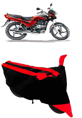 KEDIT Two Wheeler Cover for Hero(Passion Plus, Red)