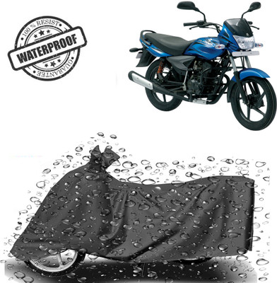 ROYAL AUTO MART Waterproof Two Wheeler Cover for Bajaj(Platina 100, Grey)