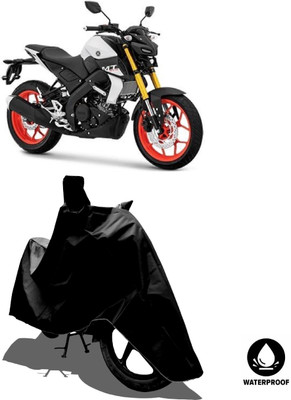 Amexride Waterproof Two Wheeler Cover for Yamaha(MT 15 New BS6, Black)
