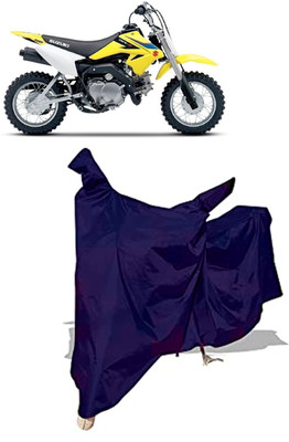 Amexride Two Wheeler Cover for Suzuki(DR-Z50 BS6, Blue)