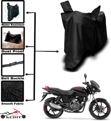 AASHTIK MART Two Wheeler Cover for Bajaj(Pulsar 150, Black)