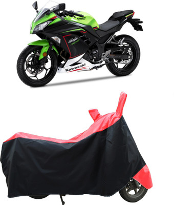 Coxtor Two Wheeler Cover for Kawasaki(Ninja 300, Red)