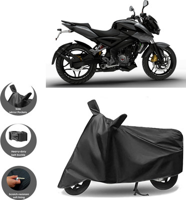 DeepShakshi AUTOMOTIVE Two Wheeler Cover for Bajaj(Pulsar NS-160 BS6, Black)
