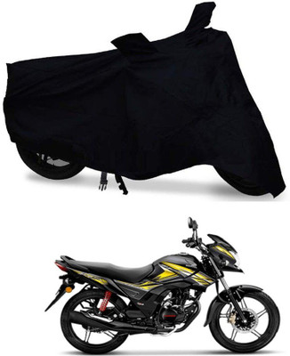 DeepShakshi AUTOMOTIVE Waterproof Two Wheeler Cover for Honda(CB Shine SP, Black)