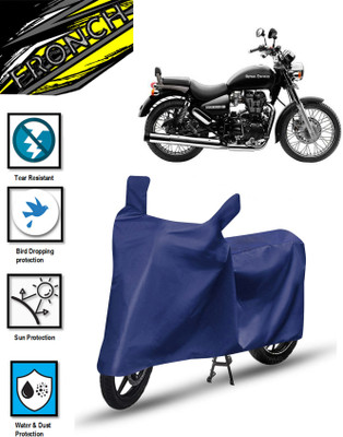 FRONCH Waterproof Two Wheeler Cover for Royal Enfield(Thunderbird 500, Blue)