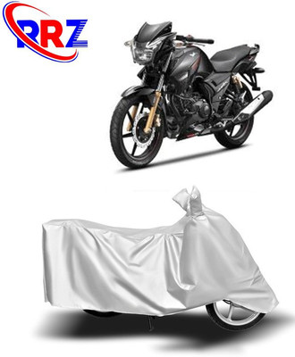 RRZ Waterproof Two Wheeler Cover for TVS(Apache RTR 180, White)