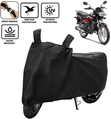 kerwa Two Wheeler Cover for Honda(CD 110 Dream, Black)