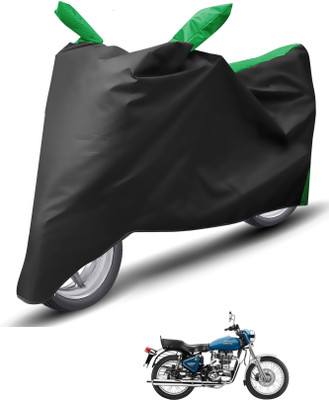 Caronix Waterproof Two Wheeler Cover for Royal Enfield(Electra, Green)