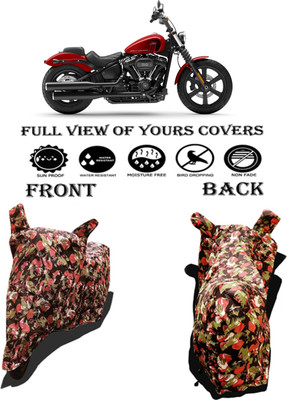 Amexride Two Wheeler Cover for Harley Davidson(Street Bob, Multicolor)