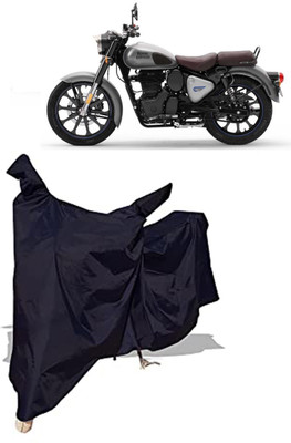 Amexride Two Wheeler Cover for Royal Enfield(Classic Gunmetal, Black)