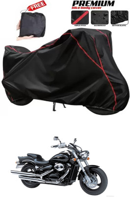 DeepShakshi AUTOMOTIVE Two Wheeler Cover for Suzuki(Intruder M800, Black)