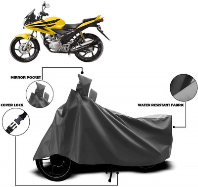 MMSSTAR Waterproof Two Wheeler Cover for Honda(CBF Stunner, Grey)