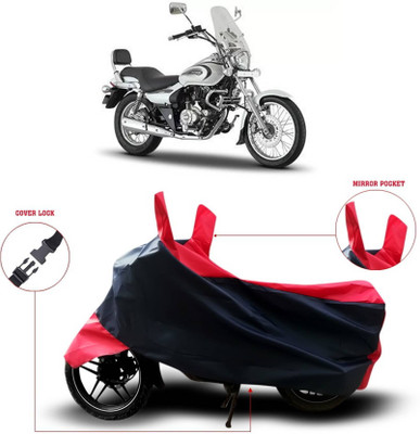 AASHTIK MART Two Wheeler Cover for Bajaj(Avenger Cruise 220 BS6, Red)