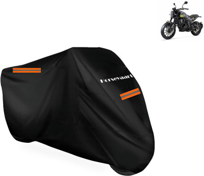 Horseyaart Waterproof Two Wheeler Cover for Benelli(Leoncino 250, Black)