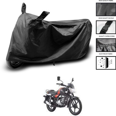 DeepShakshi AUTOMOTIVE Waterproof Two Wheeler Cover for Bajaj(V12, Black)