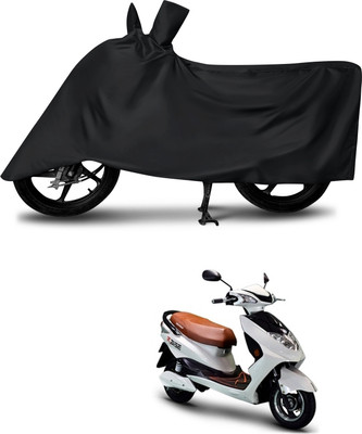 DeepShakshi AUTOMOTIVE Waterproof Two Wheeler Cover for Okinawa(Raise, Black)