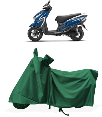 Tricway Two Wheeler Cover for Honda(Grazia BS6, Green)