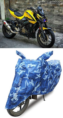 gurukul mart Waterproof Two Wheeler Cover for Bajaj(Pulsar, Black)