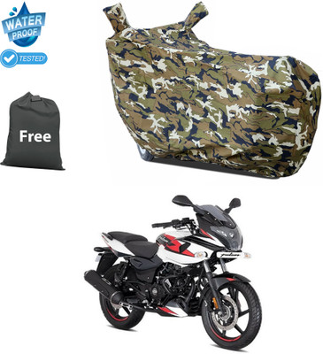 PAGORA Waterproof Two Wheeler Cover for Bajaj(Pulsar 220F, Yellow)