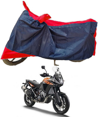 Mdstar Waterproof Two Wheeler Cover for KTM(1050 Adventure, Red, Blue)