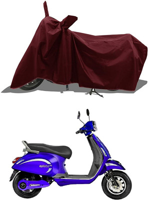 smwzxyu Waterproof Two Wheeler Cover for PURE EV(Maroon)