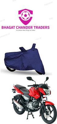 bhagat chander traders Waterproof Two Wheeler Cover for Bajaj(Pulsar 135, Blue)