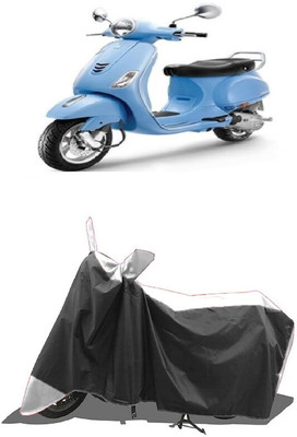 SUGASHRI Waterproof Two Wheeler Cover for Piaggio(Vespa VXL, White, Black)