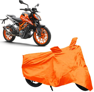ROYAL AUTO MART Two Wheeler Cover for KTM(Duke 390, Orange)