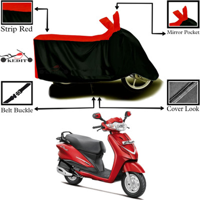 CoNNexXxionS Two Wheeler Cover for Hero(Duet, Red, Black)