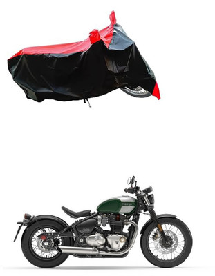 VESMEI Two Wheeler Cover for Triumph(Bonneville Bobber, Red)