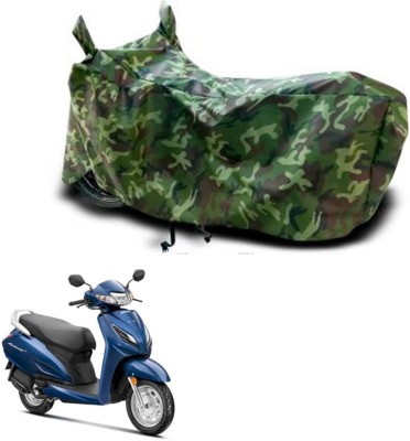 Aamaya Store Waterproof Two Wheeler Cover for Honda(Activa 4G, Green)