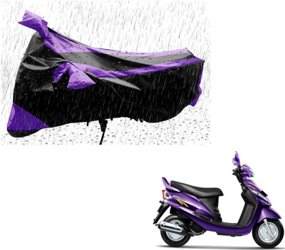 MISSION COLLECTION Waterproof Two Wheeler Cover for Mahindra(Rodeo RZ, Purple)